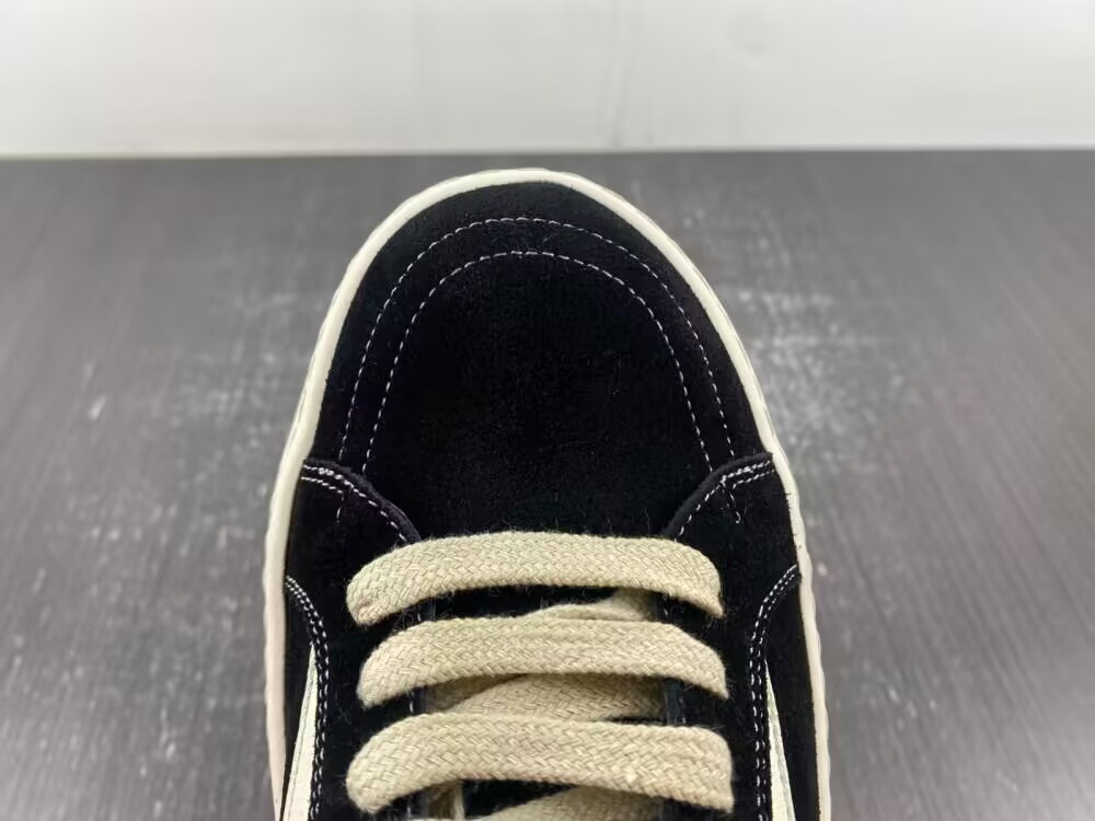 ua r1ck 0wens strobe vintage low black suede