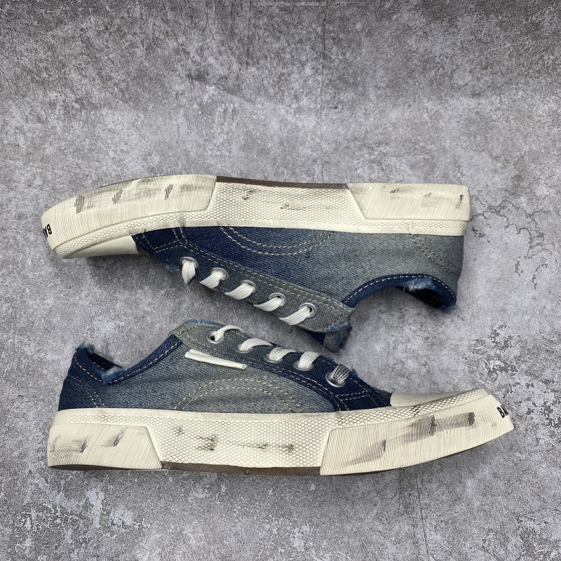 balenciga pairs low mule destroyed - De*1m