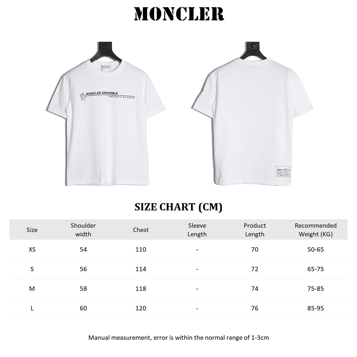 M0nc1er 25ss short-sleeved t-shirt