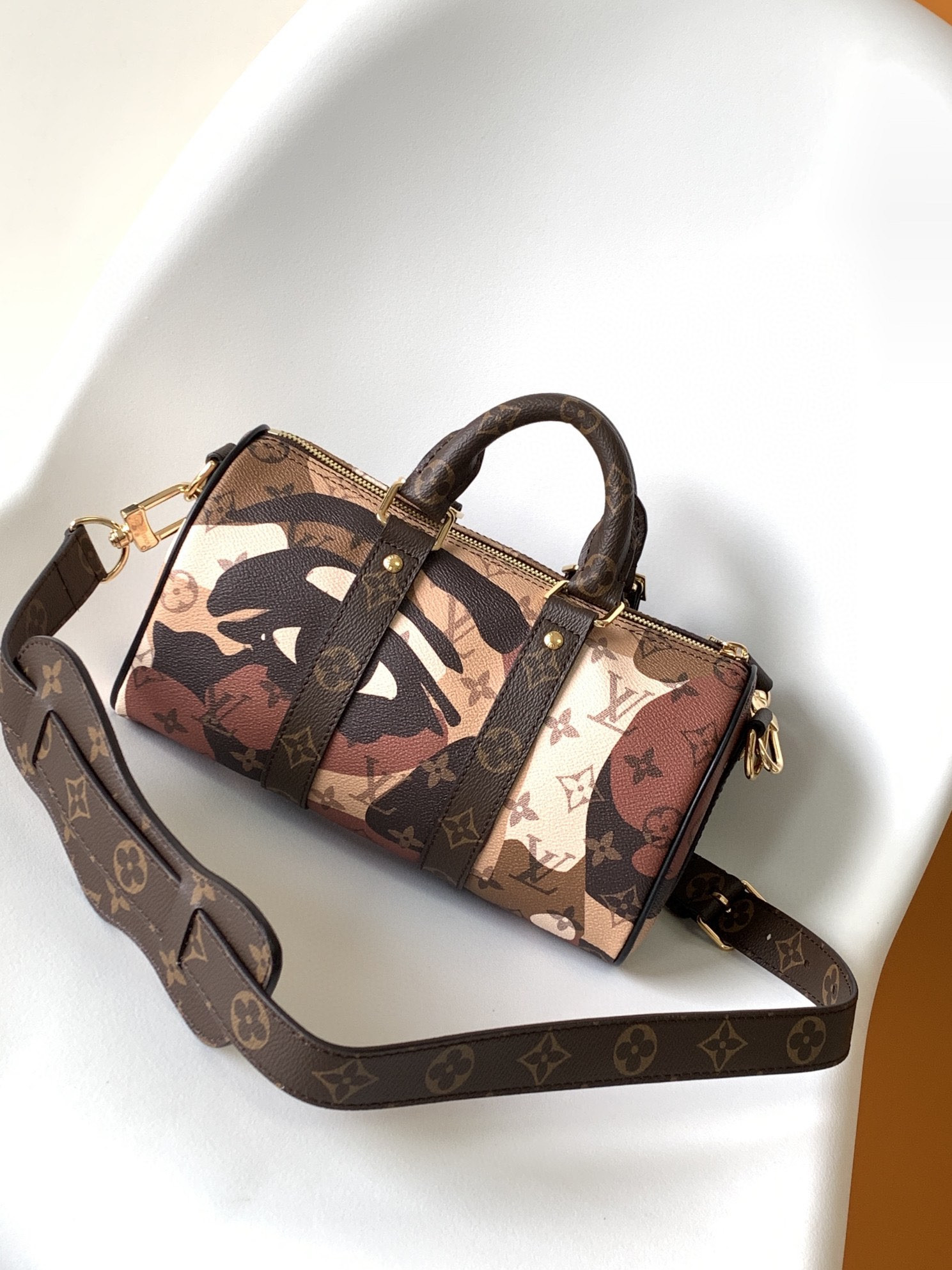 l0*is V*t0n keepall bandoulière 25 m46701 9.8 x 5.9 x 4.3 inches