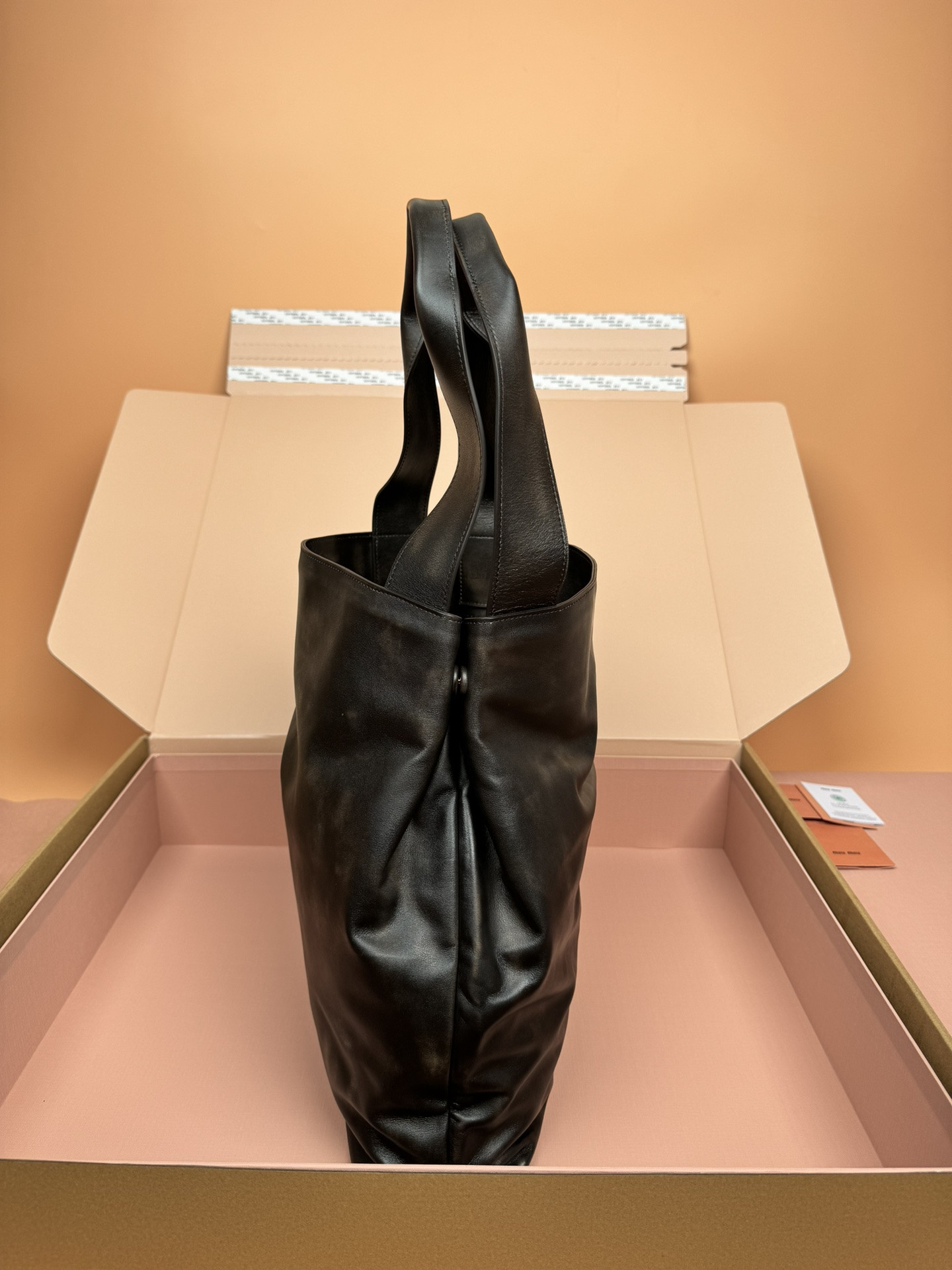 M1v M1v leather hobo bag  39x38.5x11cm