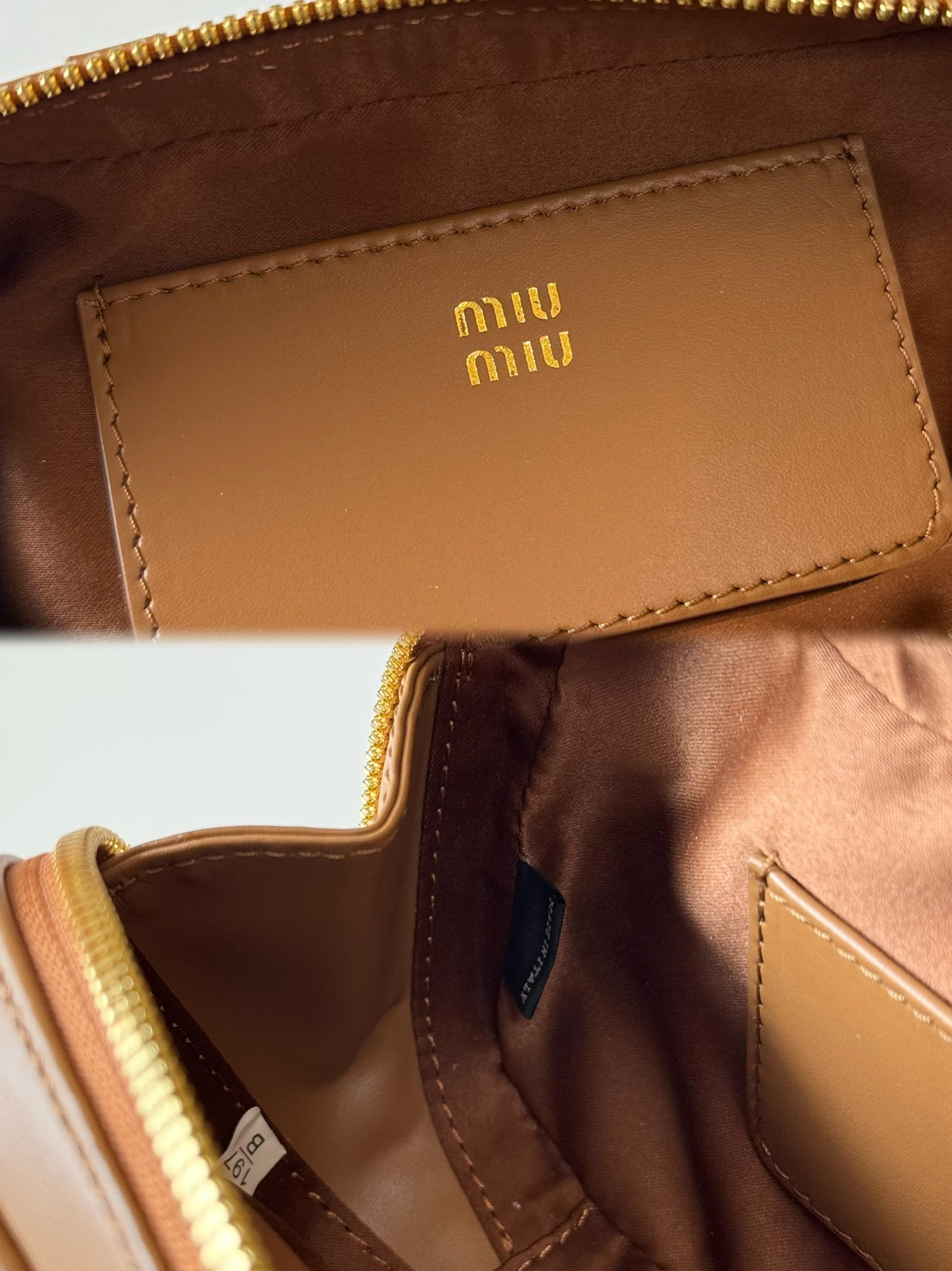 M1v M1v arcadie leather mini-bag 19x10x5cm