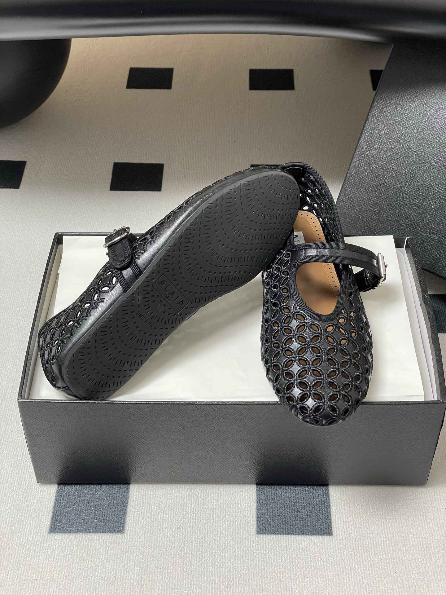 ua alaïa braided ballet flats(cusT0mized size 7-10 days production time)