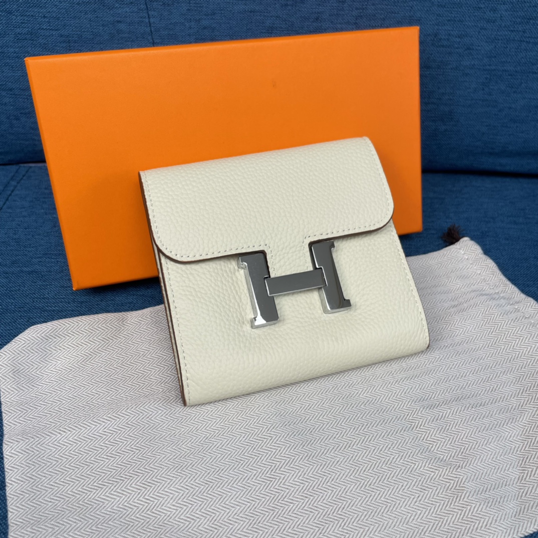 H**mes constance togo leather-13*11.8cm