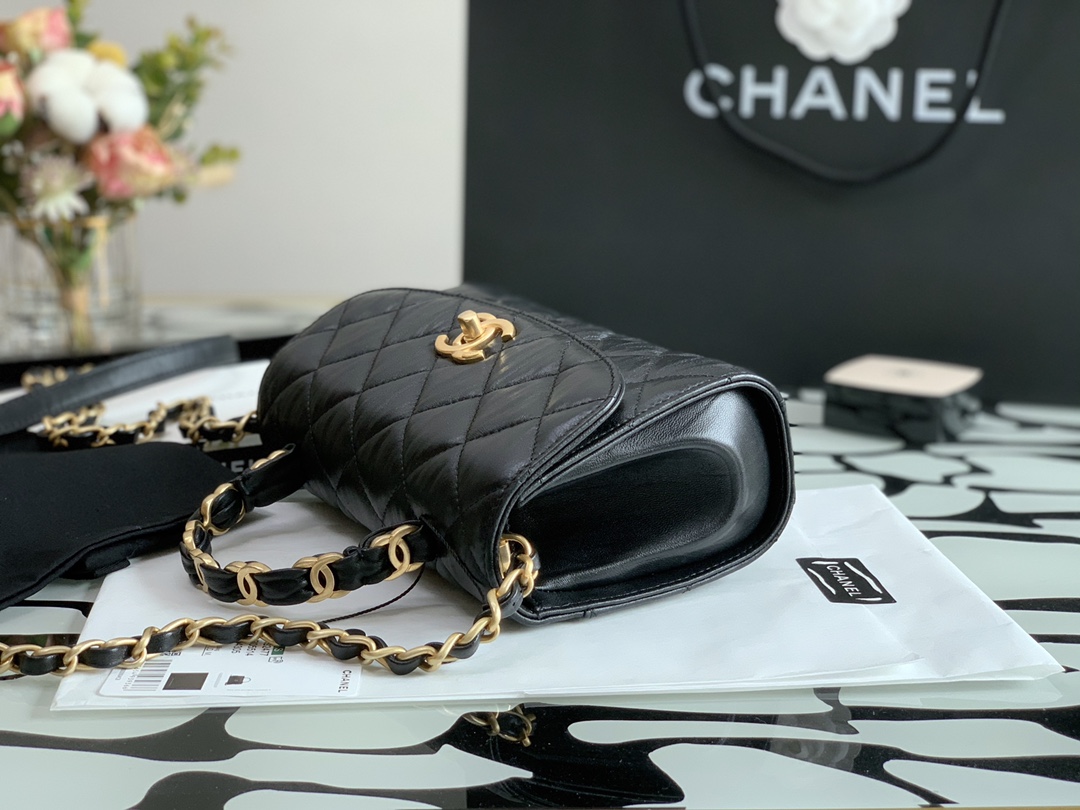 Ch@nel Flap Bag-20*13*9CM