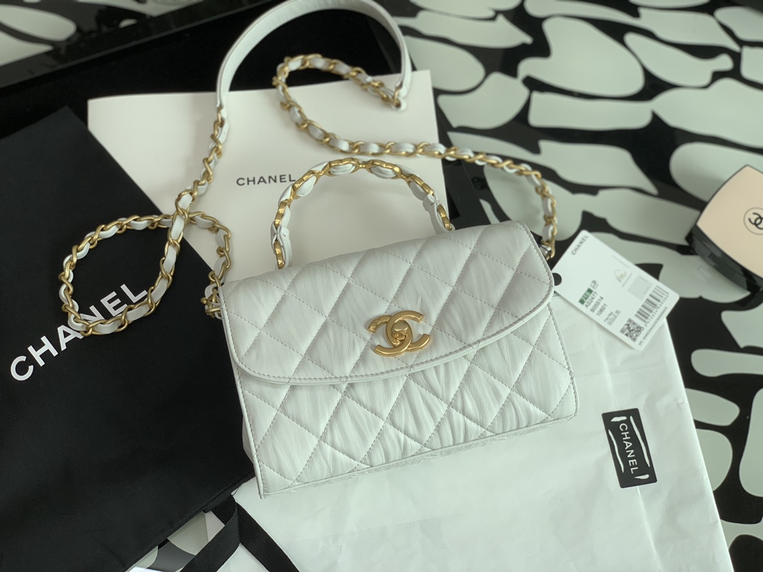 Ch@nel Flap Bag-20*13*9CM