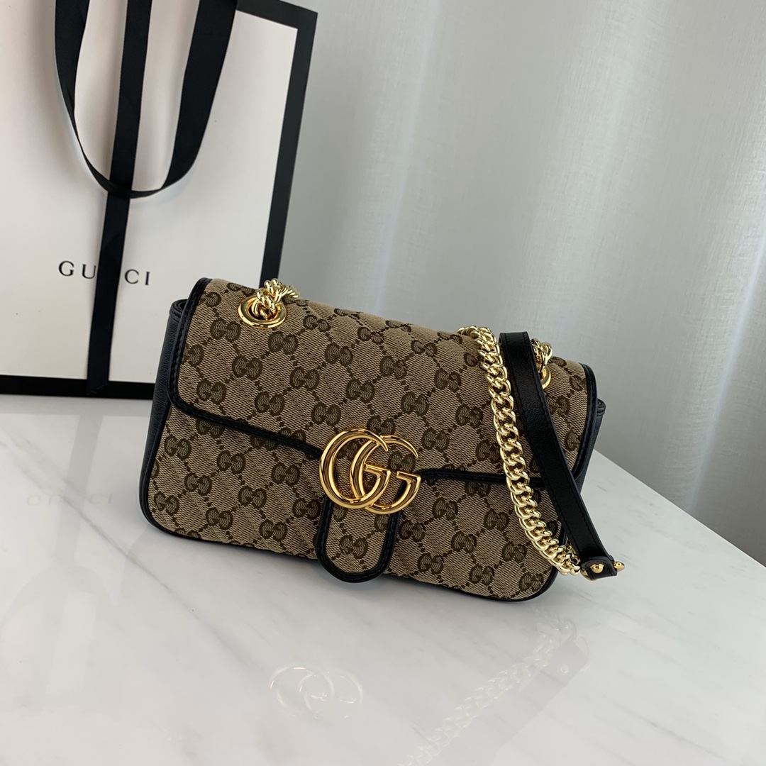 G*u*i marmont bag-14*23*6cm