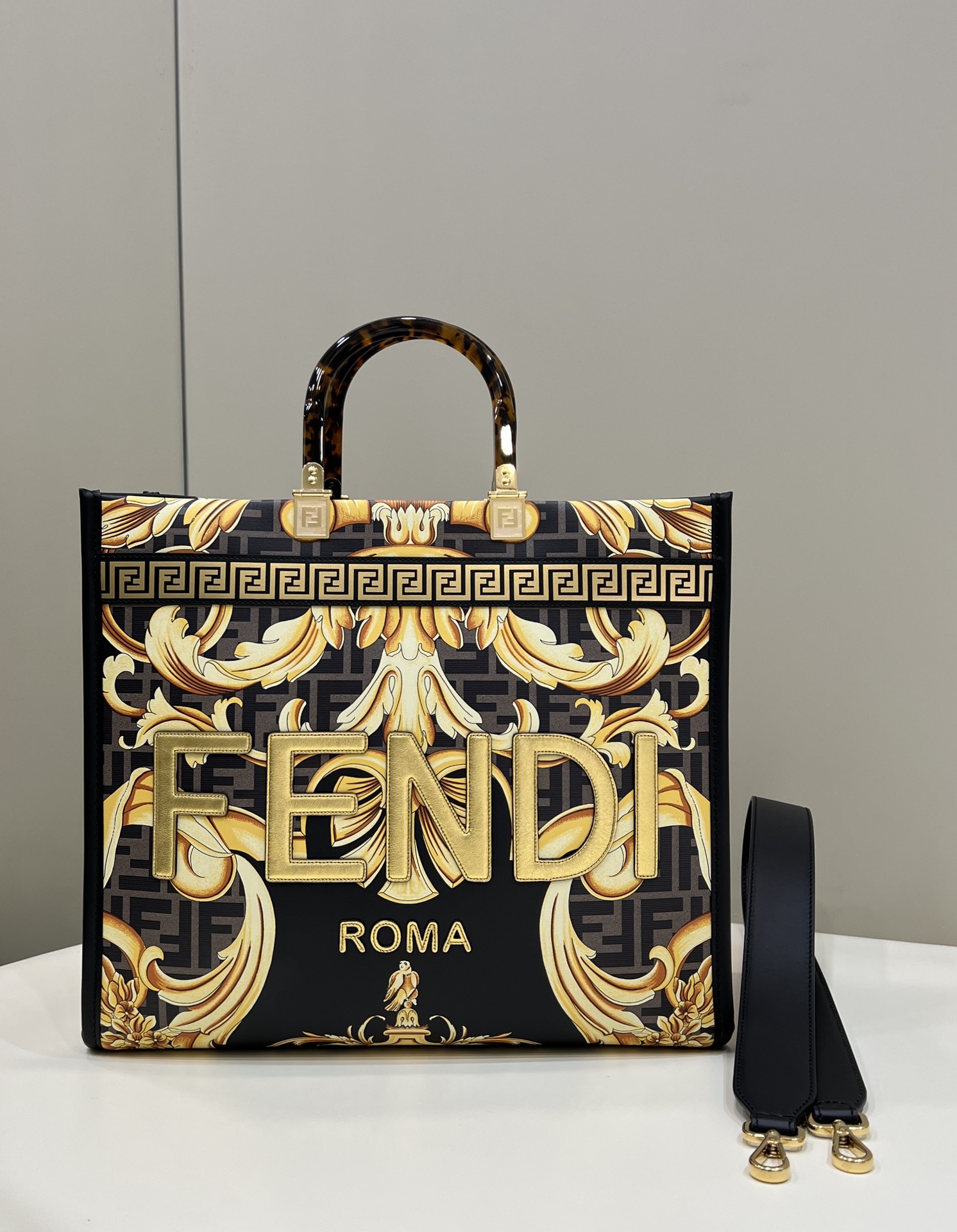 F**di & versace tote-36*17*31cm