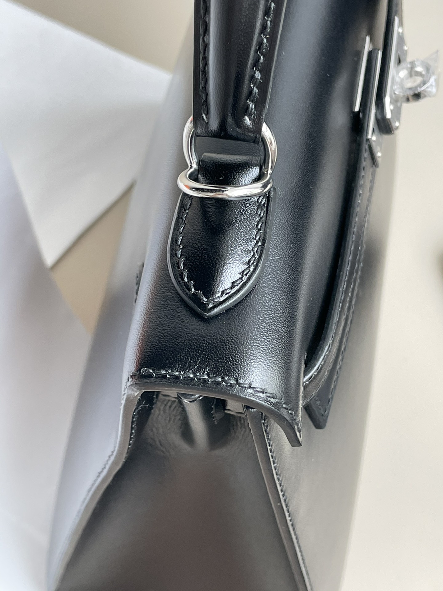H**mes kelly 25cm-box leather