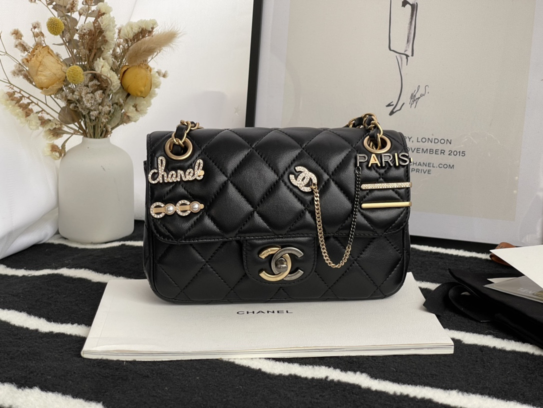 Ch@nel Flap Bag-20CM