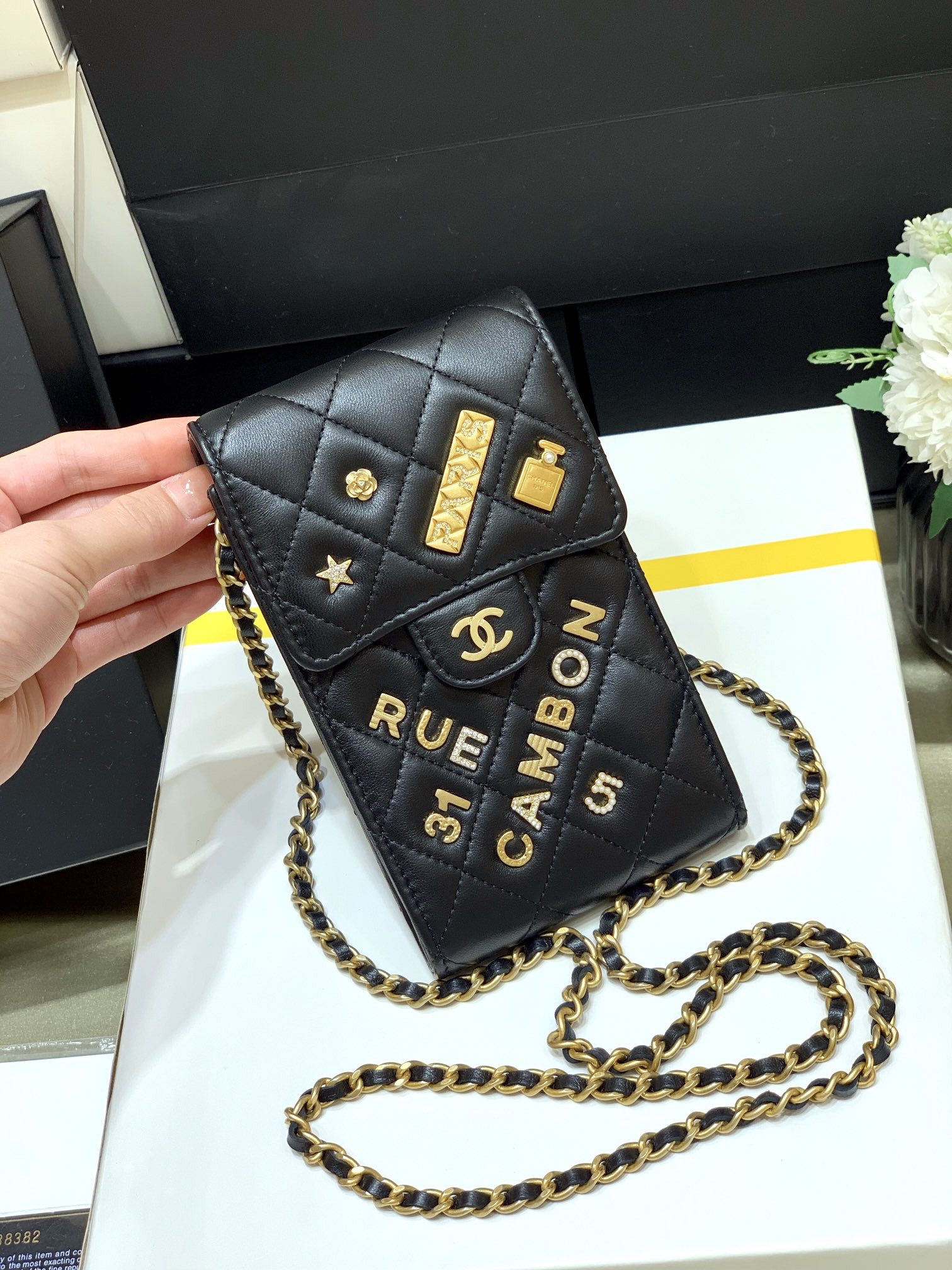 Ch@nel Phone Bag-10.5x18x5CM