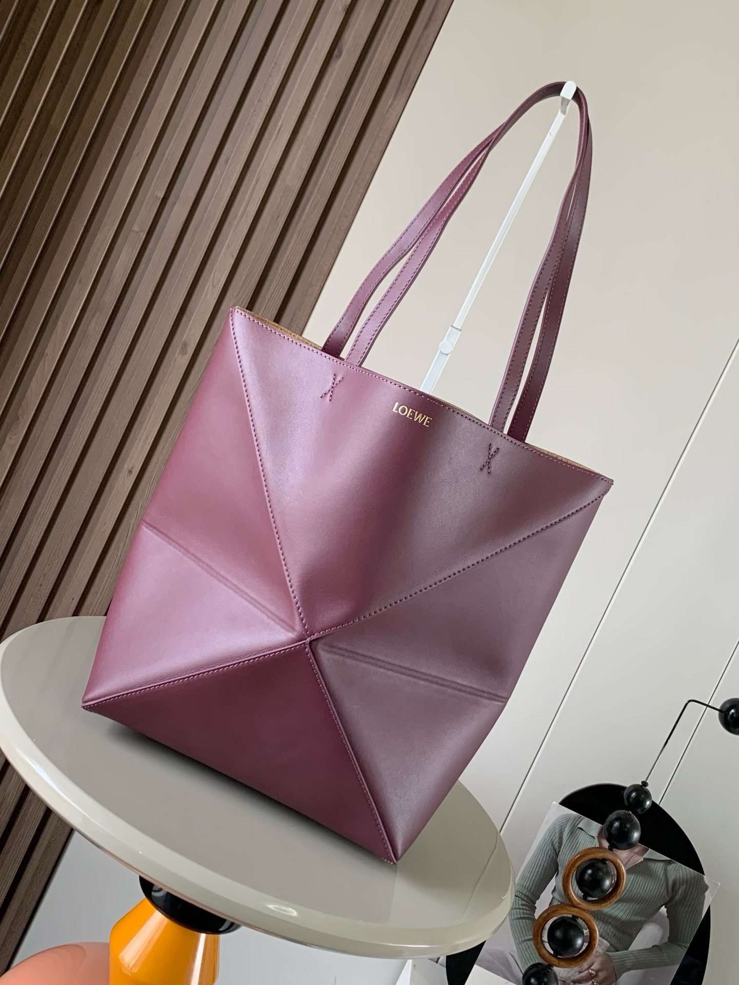 Puzzle Fold Tote Bag -25.5*14.5*31.5CＭ