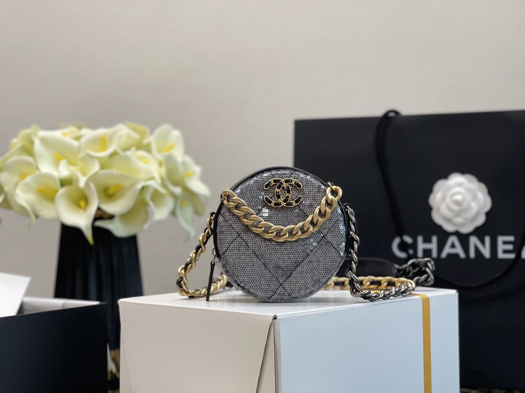 Ch@nel 19 Round Mini Bag