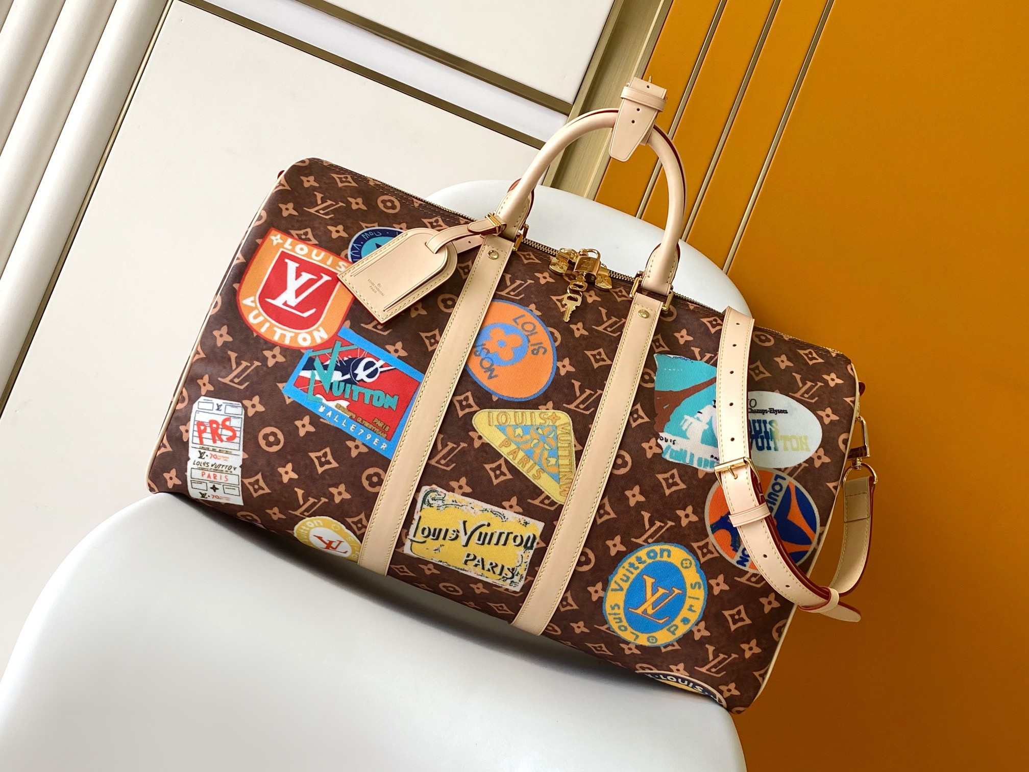 l0vis Vvtt0n keepall bandoulière 50- m13966-50 x 29 x 23cm