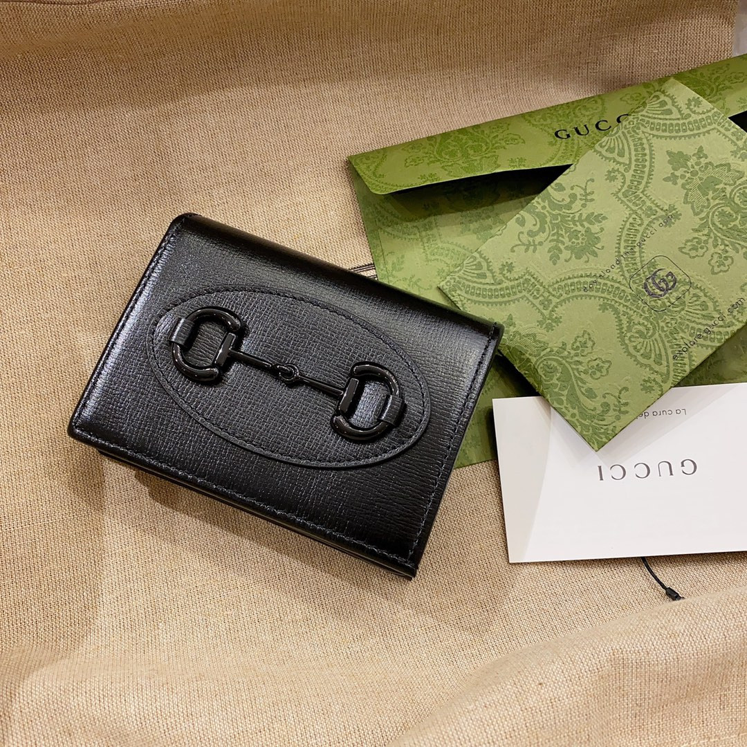 G*u*i 1955 horsebit wallet-11x 8.5 x 3cm