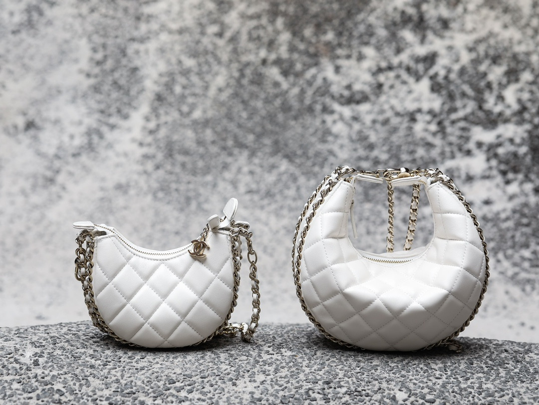 Ch@nel 23SS Moon Bag-16*10/22*14CM