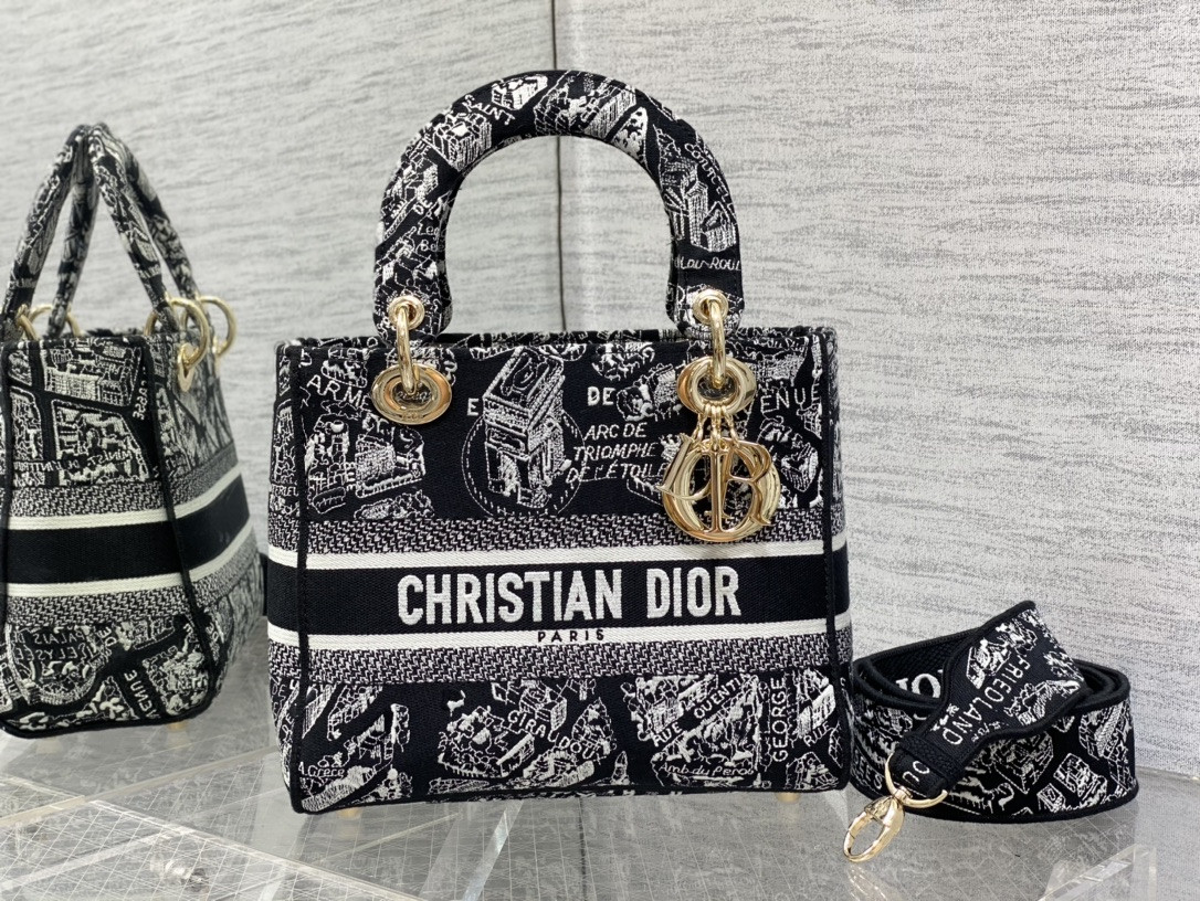 lady D*or handle bag-24cm