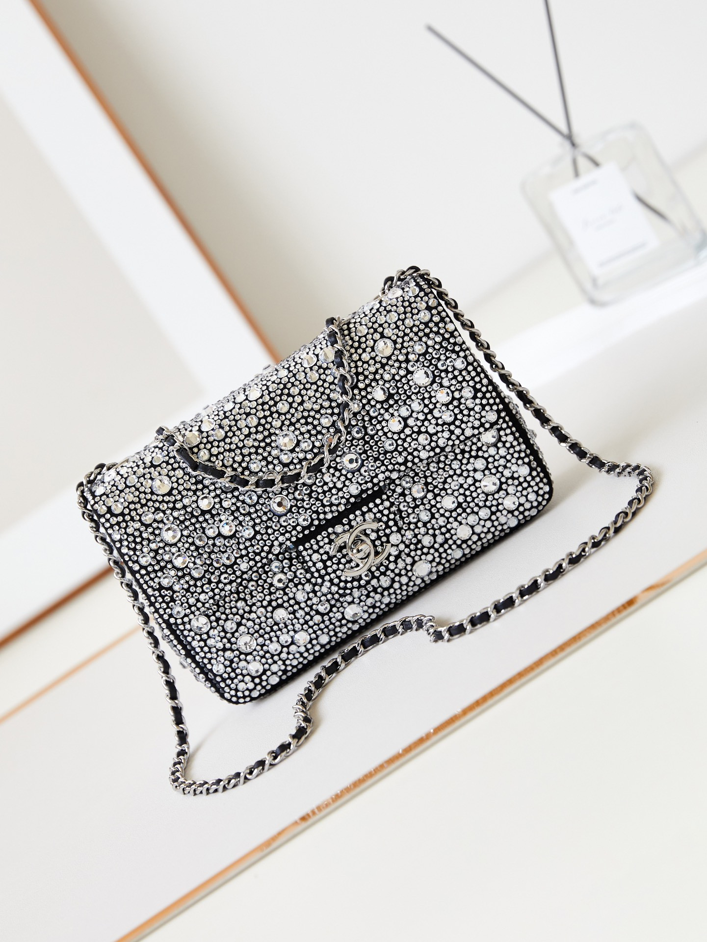 Ch@nel Flap Bag-12.5*17*5CM