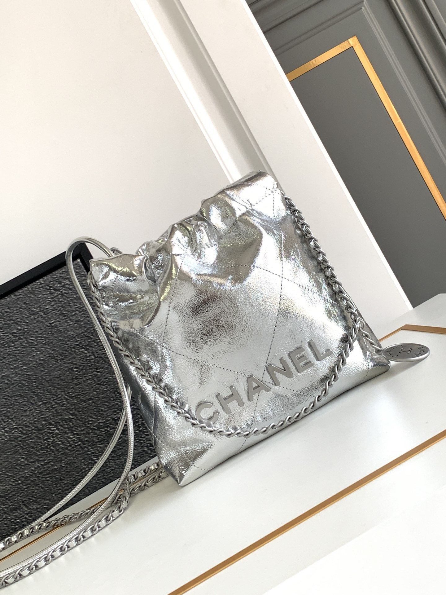 Ch@nel Mini 2024SS Handbags-19*20*6CM