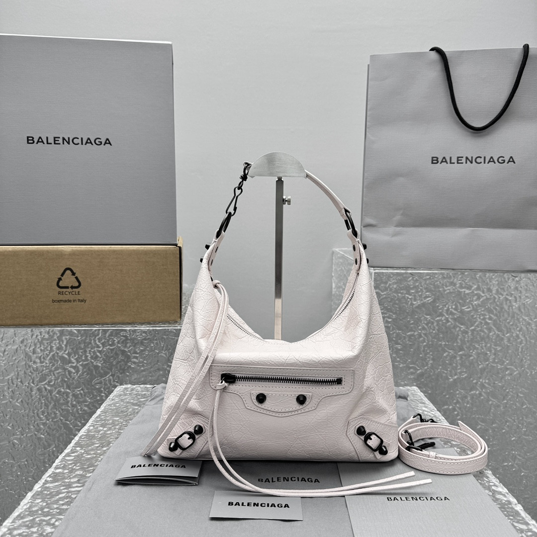 Ba1en*iaga Le City Hobo Bag-28*10*27&37*11*35CM