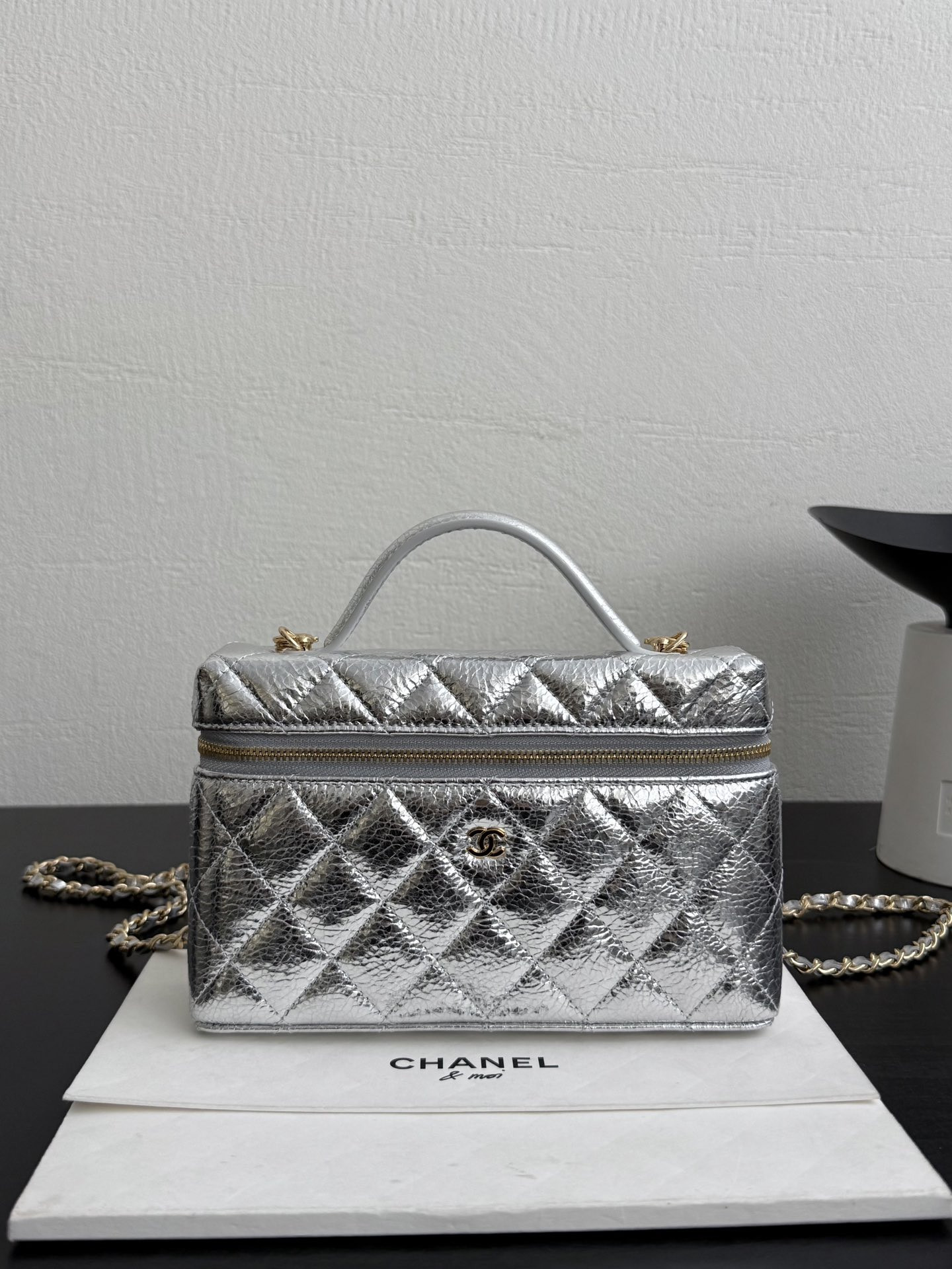 Ch@nel Cosmetic Bag-19.5×17×5CM