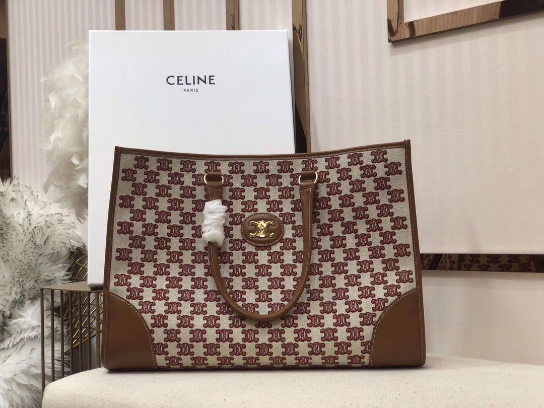 Celin Cabas Triomphe Tote-43*31* 15CM