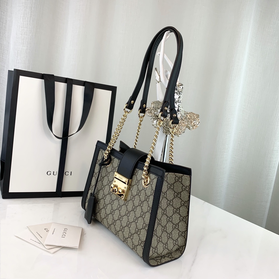 G*u*i padlock bag-26*18*10cm