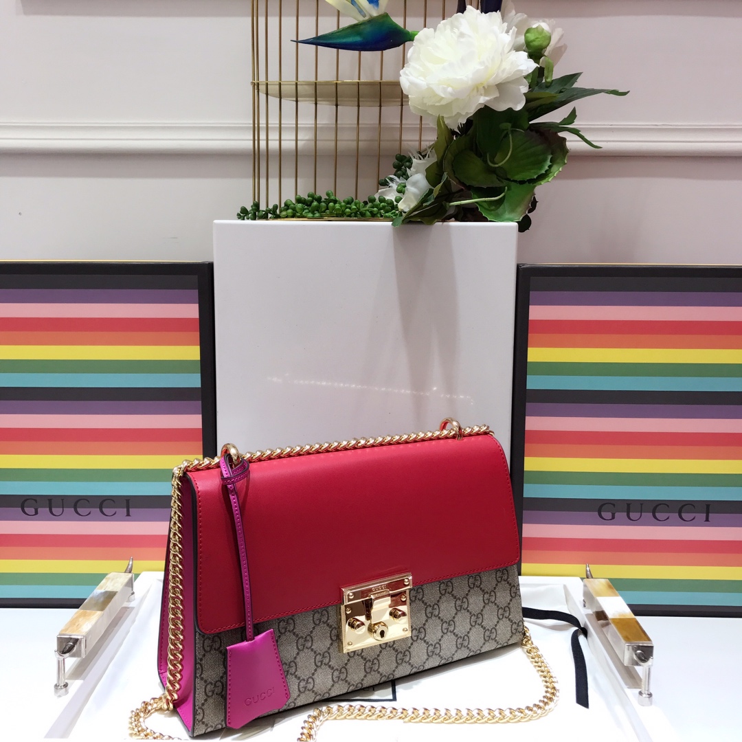G*u*i padlock bag-30*19*10cm