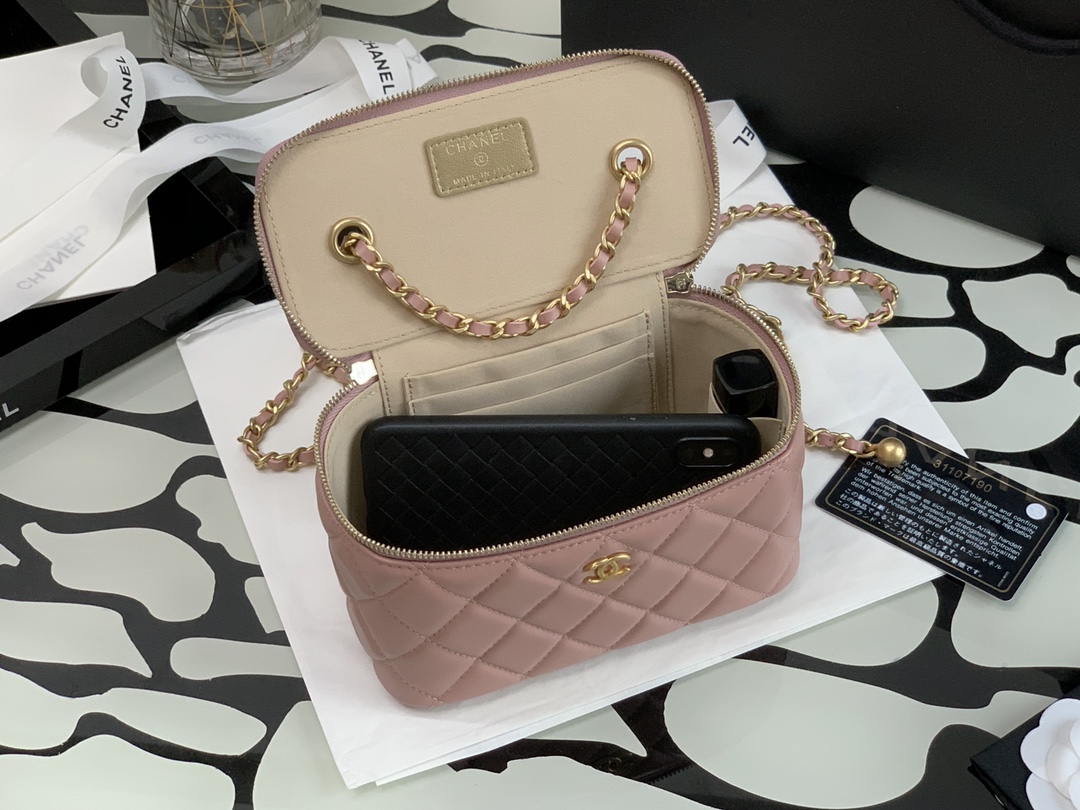 Ch@nel Cosmetic Bag-16.5×10×8CM