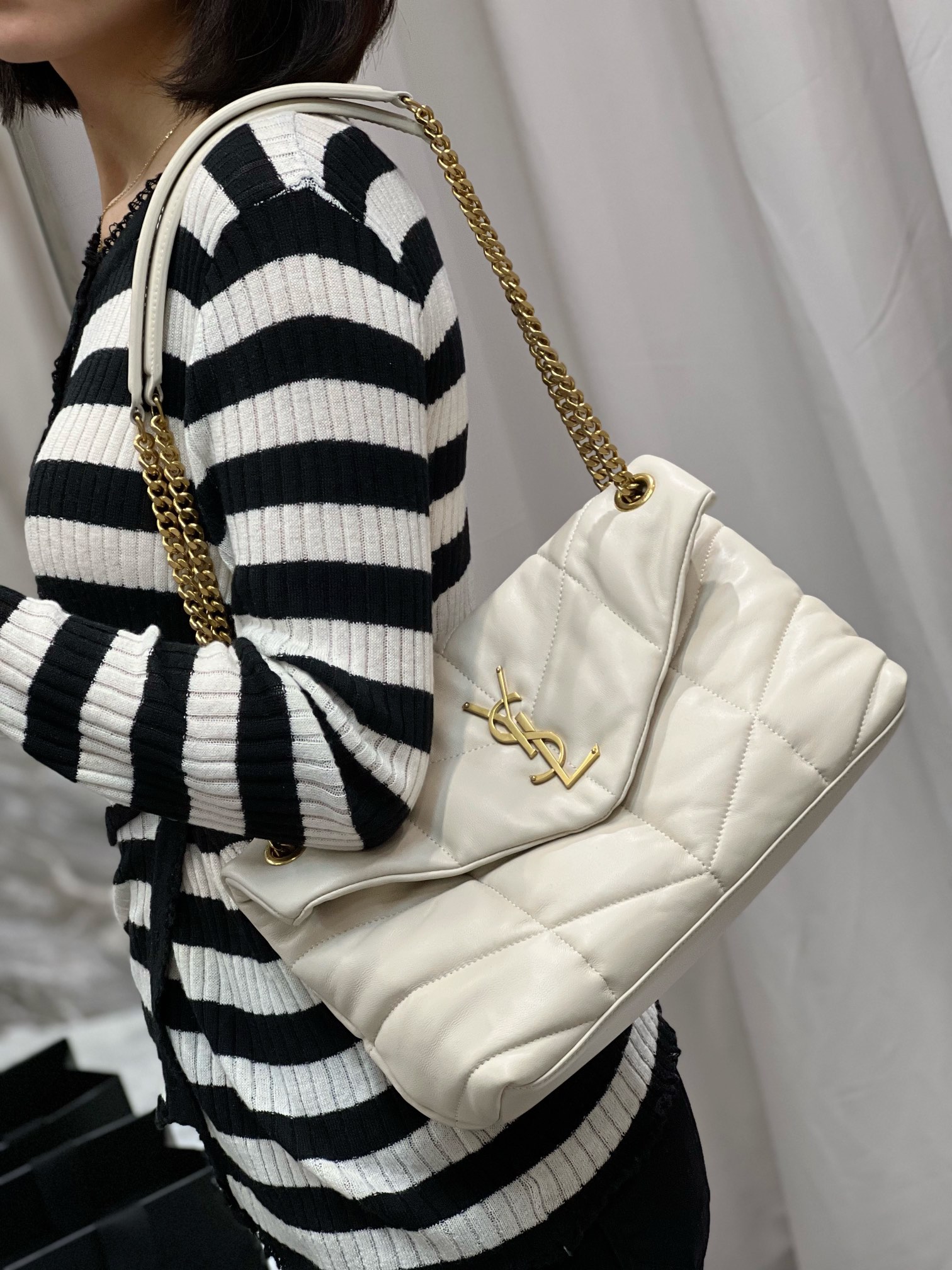 Y*L loulou puffer-lambskin leather