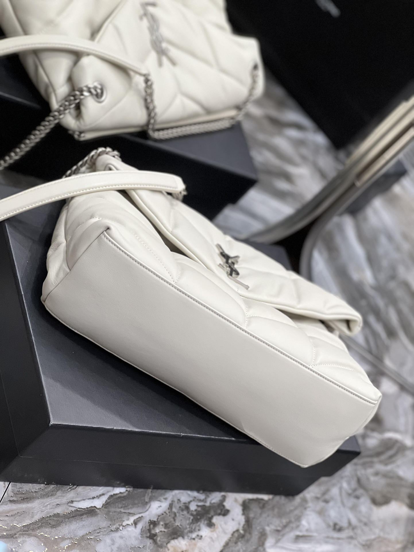 Y*L loulou puffer-lambskin leather