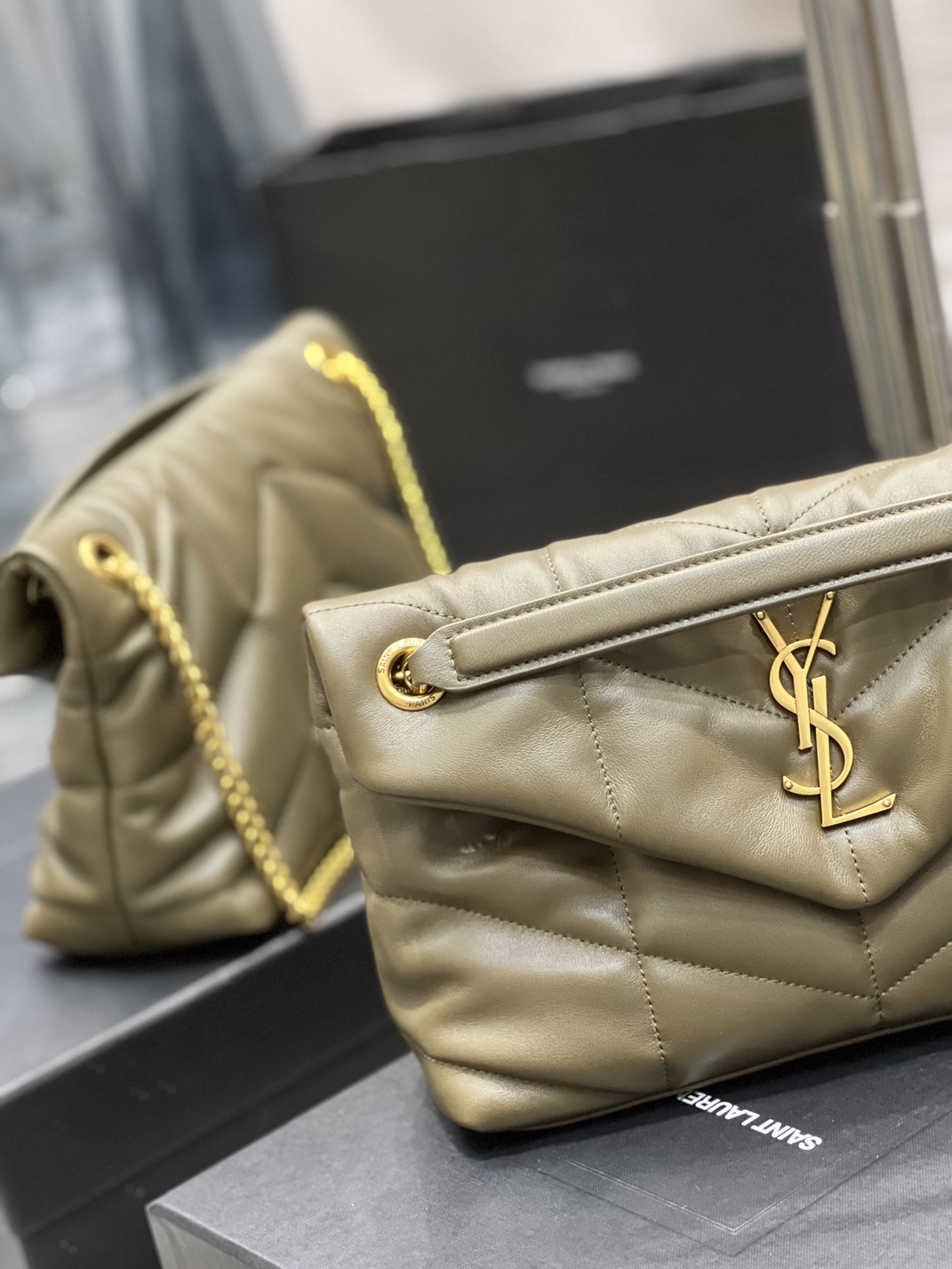 Y*L loulou puffer-lambskin leather