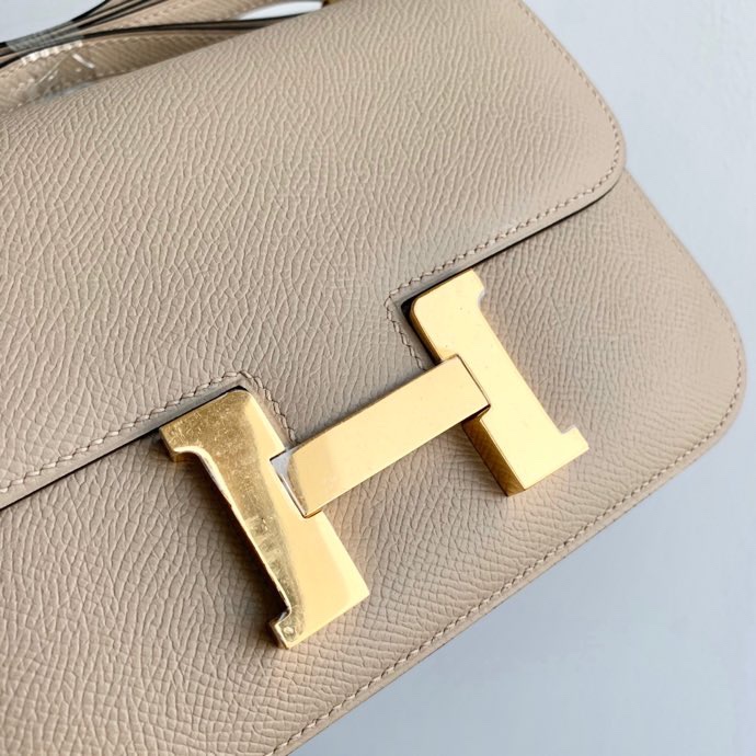 H**mes constance epsom leather-19cm