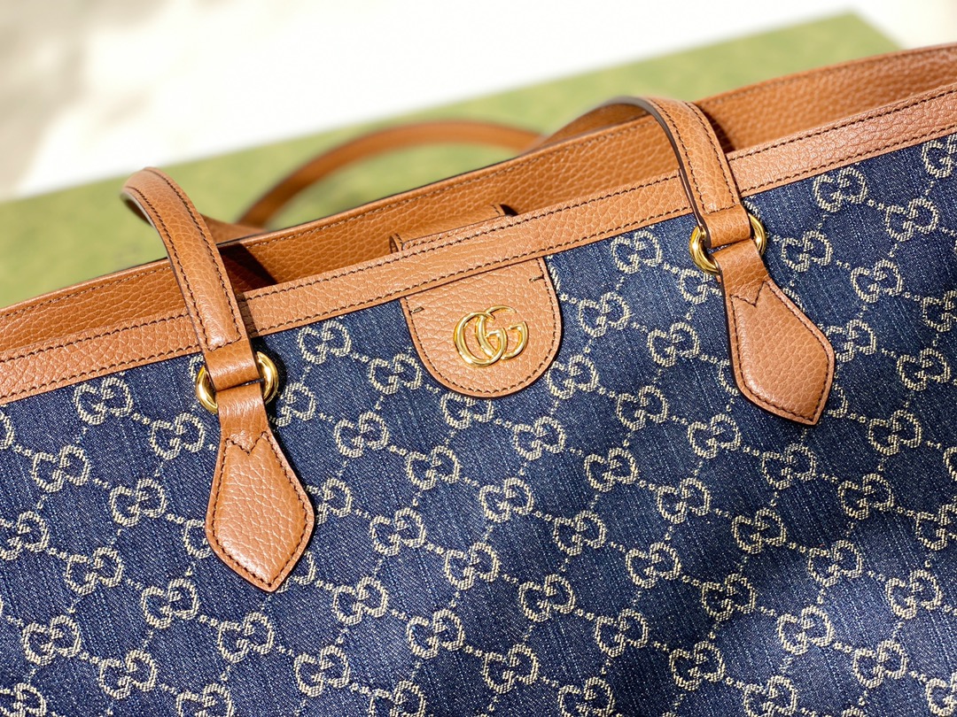 G*u*i demin tote handbags-38*28*14cm