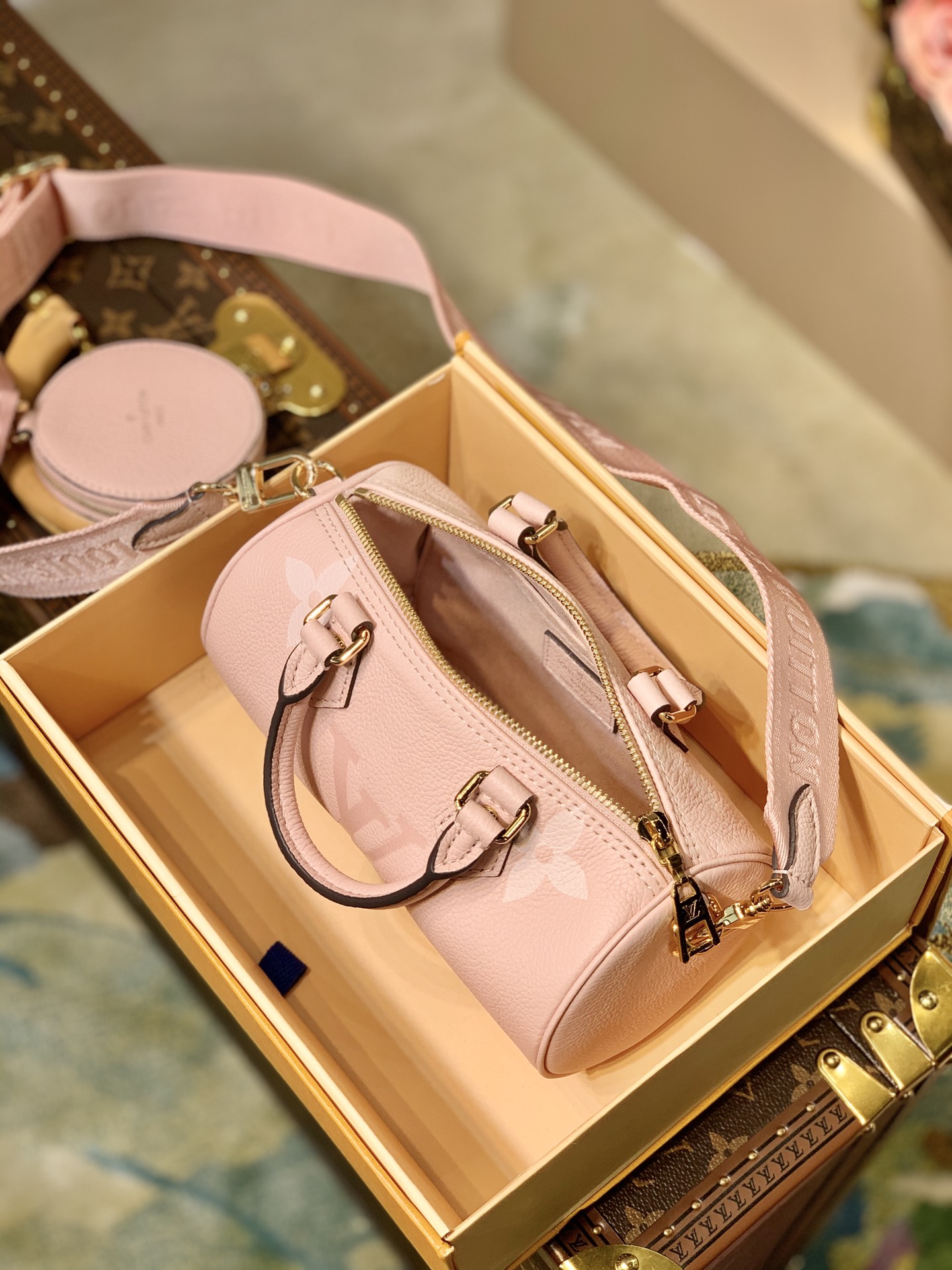 l0*is V*t0n m45707 papillon bb handbag-20*10*10cm