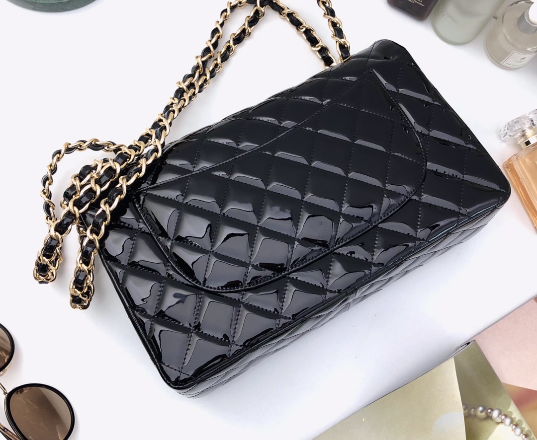Ch@nel Flap Bag-Gold Hardware-30CM