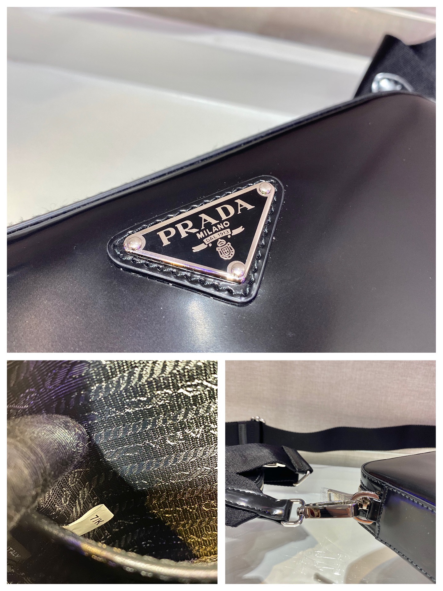 Pra*a bag 1bh180-19.5*12.5*4.57cm