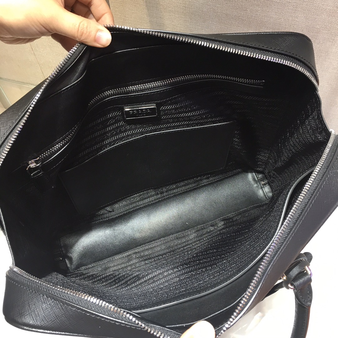 Pra*a saffiano top handlebag-2ve011d-36*28*6.5cm