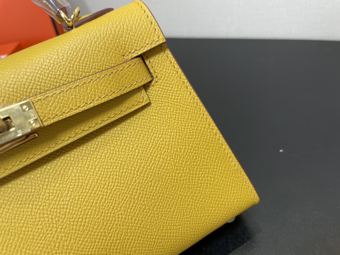 H**mes kelly-gold&silver hardware-19cm
