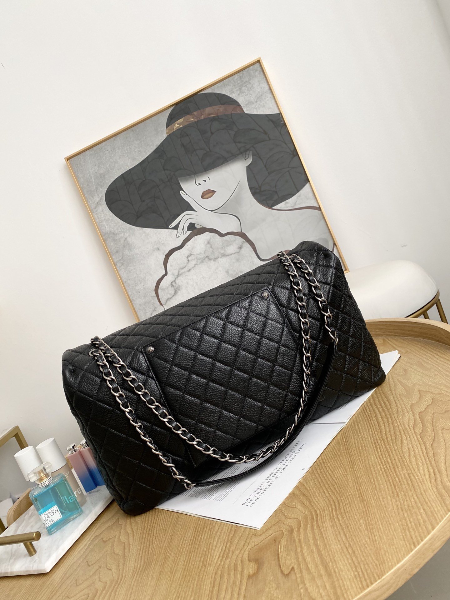 Ch@nel Flap Bag-44*14*28CM