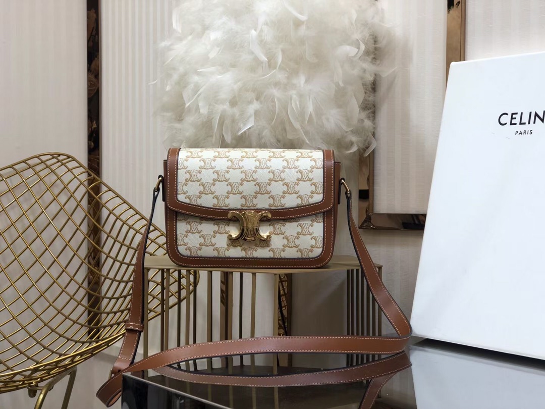 Celin Tambour Box Bag-22*16.5*7CM