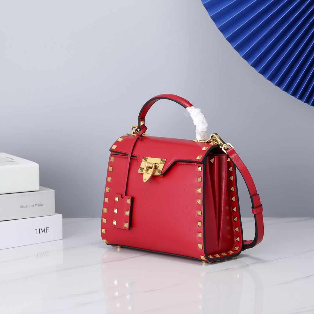 Va1e*ntin0 garavani rockstud alcove-22*17*9cm