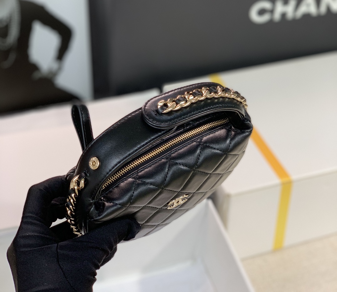 Ch@nel Pouch Bag-16*16*5.5CM