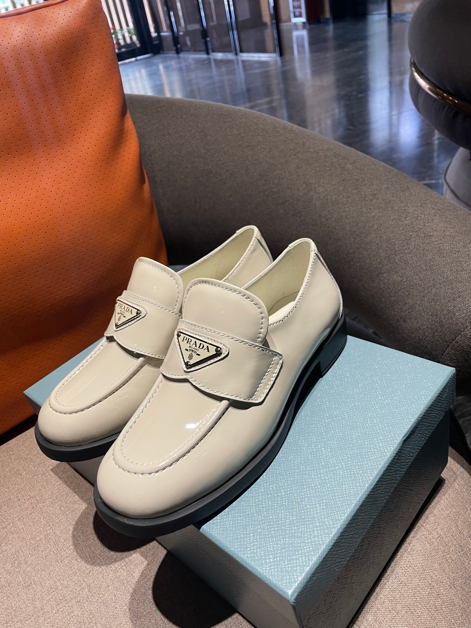 Pra*a boots 2023ss-3cm