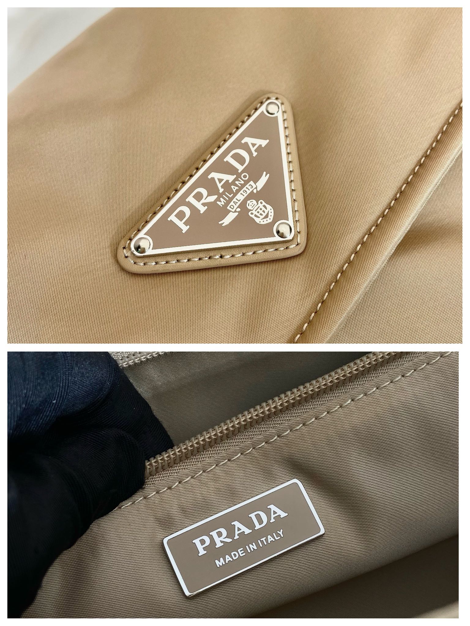 Pra*a 1bd256 shoulder bag-36*28*14cm