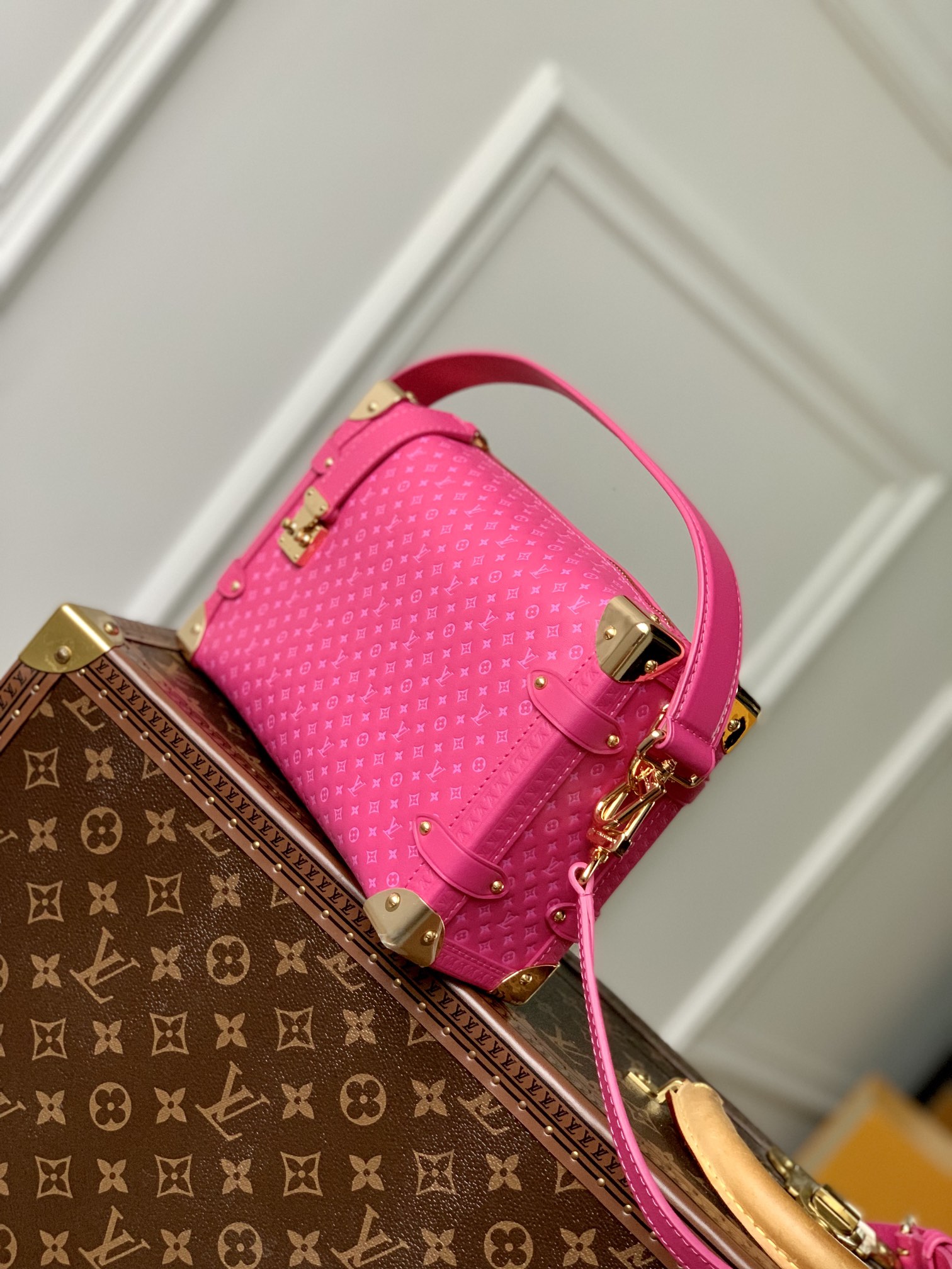 l0*is V*t0n petite malle handbags-m46358-21 x 14 x 6cm