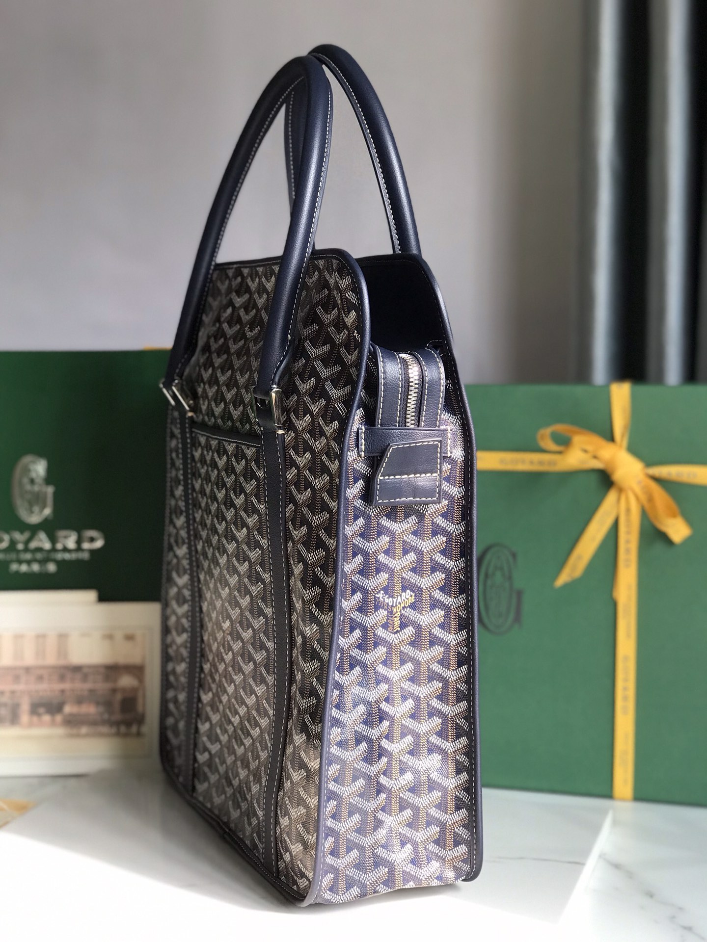 Go*ard bourgogne tote -35×39×11cm