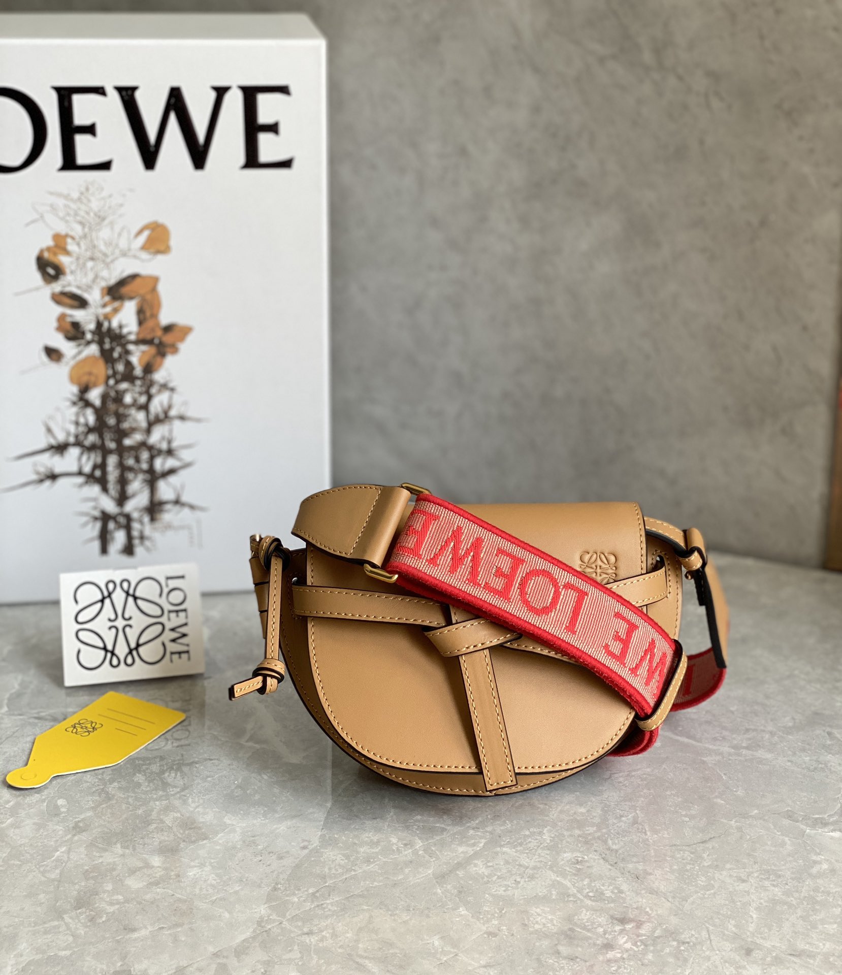 L0ew* mini gate dual bag-21*12.5*9cm