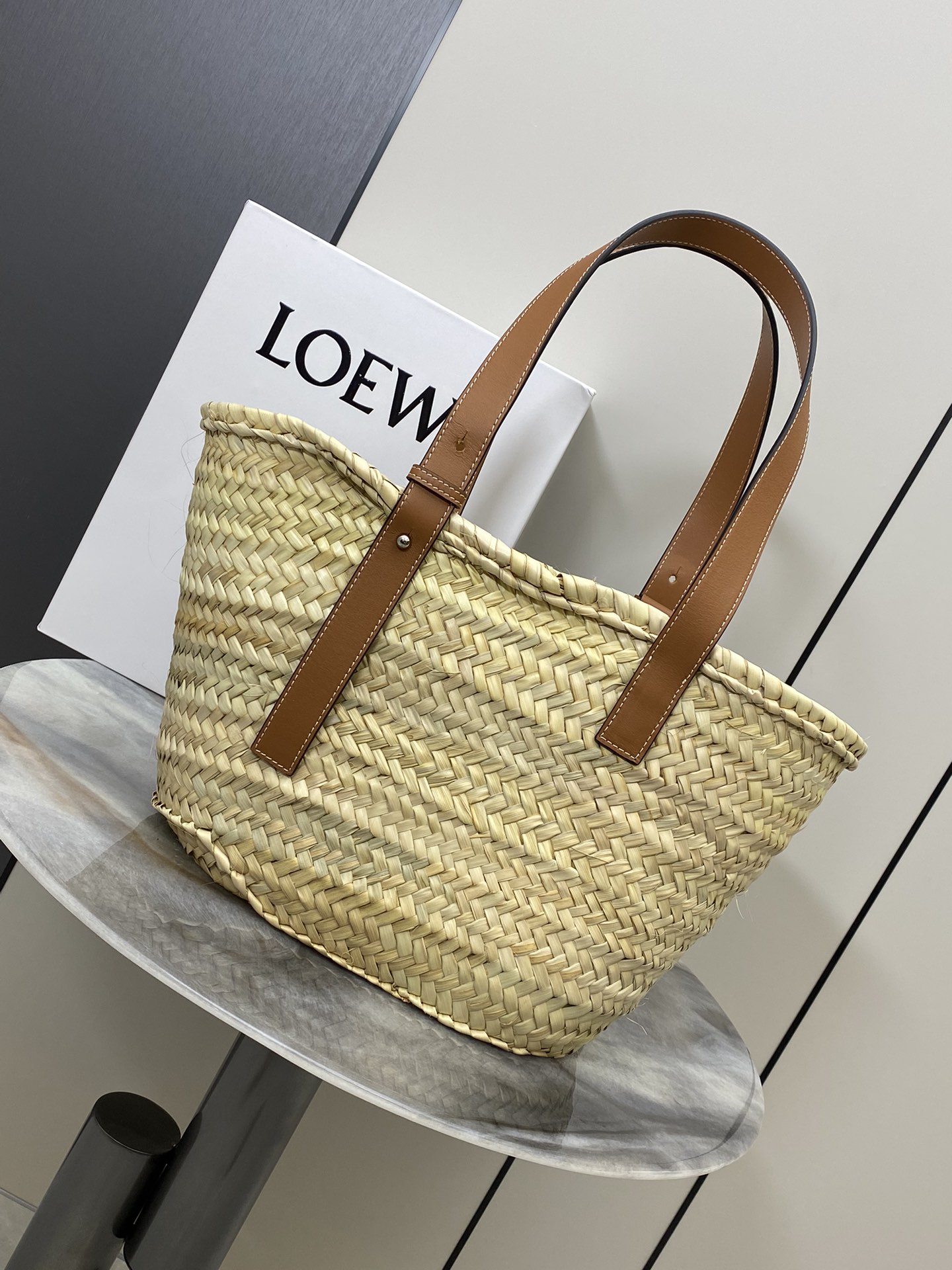 L0ew* basketbag-47x28x25cm