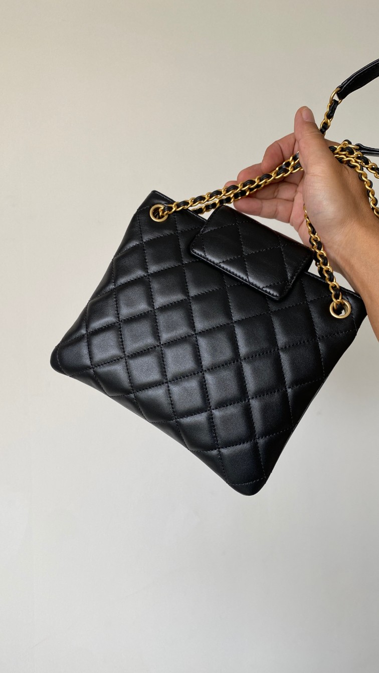 Ch@nel 2021SS Tote Bag-17.5*20*5CM